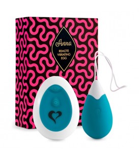 FEELZTOYS - ANNA HUEVO VIBRADOR CONTROL REMOTO - TURQUESA