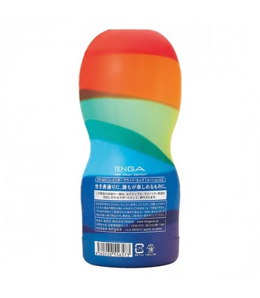 TENGA MASTURBADOR ORIGINAL VACUUM CUP RAINBOW PRIDE BE PROUD