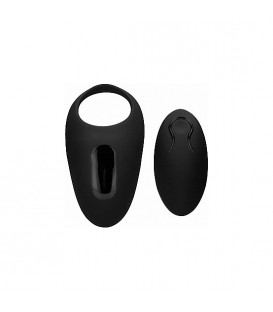 SONO NO.74 ANILLO VIBRADOR CON CONTROL REMOTO - NEGRO