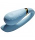 ZALO VERSAILLES FANFAN VIBRADOR PARA PAREJAS CONTROL REMOTO AZUL