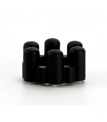 TEEZ TOYS ANILLO VIBRADOR CON 6 BALAS NEGRO