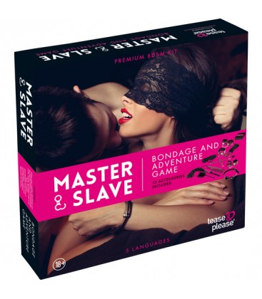 MASTER SLAVE KIT BDSM PARA PAREJAS ROSA