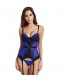 CORSET TRANSLUCENT AZUL