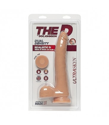 THE D REALISTIC D PENE CON TESTiCULOS SLIM 2261X432CM