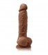 COLOURS PLEASURES PENE REALiSTICO 18CM CARAMELO