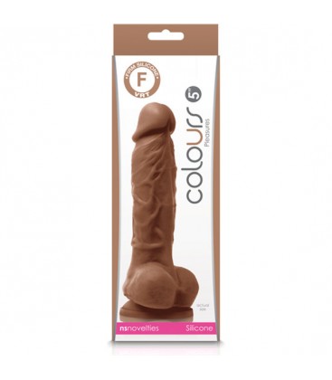 COLOURS PLEASURES PENE REALiSTICO 18CM CARAMELO