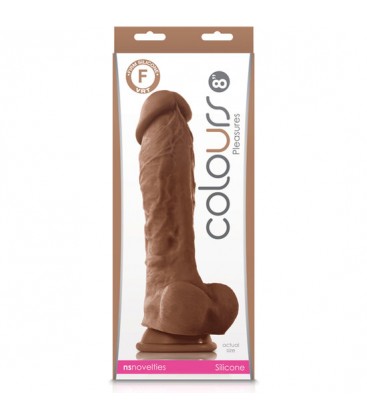 COLOURS PLEASURES PENE REALiSTICO 23CM CARAMELO