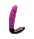 INMI ROTO PENE VIBRADOR SILICONA CON ROTACIoN ROSA