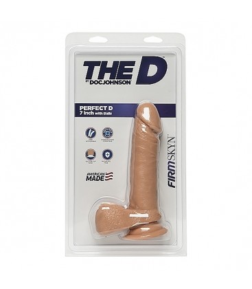 PERFECT D PENE FIRMSKYN 18CM CON TESTiCULOS