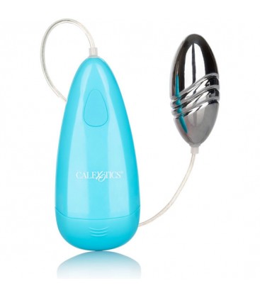 BALA VIBRADORA CON MANDO Y WATERPROOF AZUL