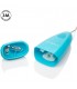 BALA VIBRADORA CON MANDO Y WATERPROOF AZUL