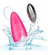 BALA VIBRADORA CON MANDO Y WATERPROOF ROSA