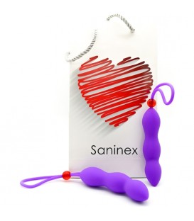 SANINEX CLIMAX PLUG CON ANILLO MORADO