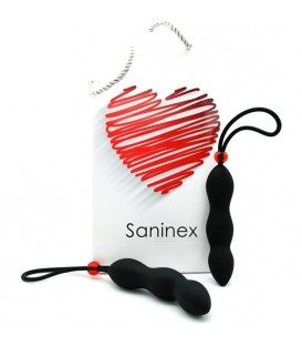 SANINEX CLIMAX - PLUG CON ANILLO - NEGRO