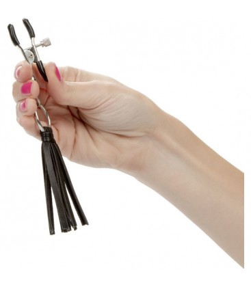 PLAYFUL TASSELS PINZAS PEZONES NEGRO