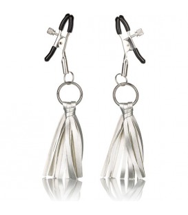 PLAYFUL TASSELS PINZAS PEZONES - PLATA