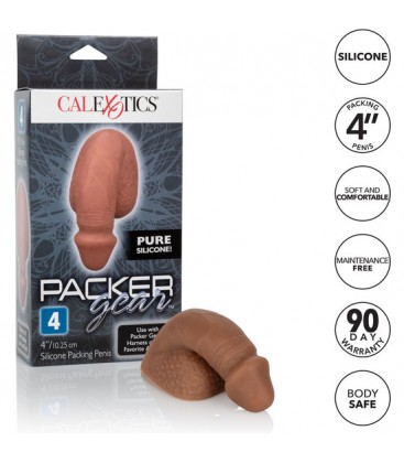 PACKING PENIS PENE DE SILICONA 10CM MARRoN