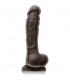 COLOURS DUAL DENSITY PENE SILICONA 24CM MARRoN