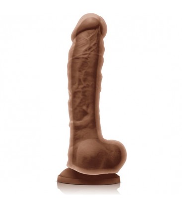 COLOURS DUAL DENSITY PENE SILICONA 24CM CARAMELO