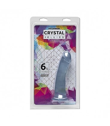 CRYSTAL JELLIES SLIM DONG 16CM TRANSLuCIDO