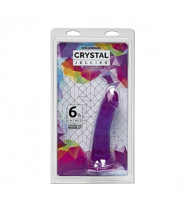 CRYSTAL JELLIES SLIM DONG 16CM MORADO