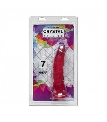 CRYSTAL JELLIES THIN DONG 18CM ROSA