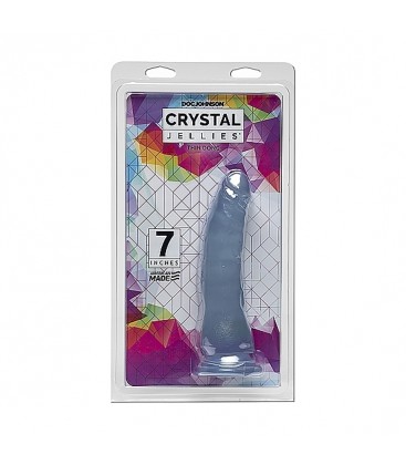 CRYSTAL JELLIES THIN DONG 18CM TRANSLuCIDO