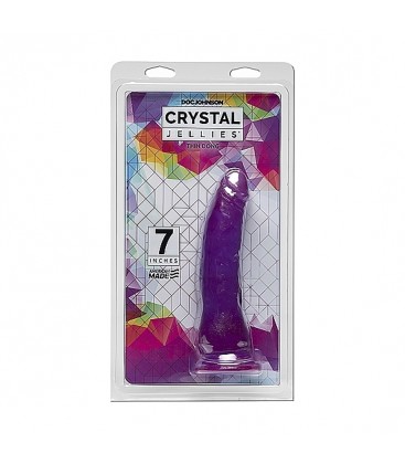 CRYSTAL JELLIES THIN DONG 18CM MORADO