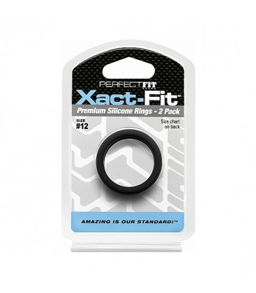 XACT FIT PACK DE 2 ANILLOS DE SILICONA 128CM NEGRO