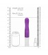 VIBRADOR RAMPANTE CONEJITO CON ROTACIoN MORADO