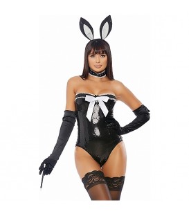 DISFRAZ VOILA SEXY RABBIT NEGRO