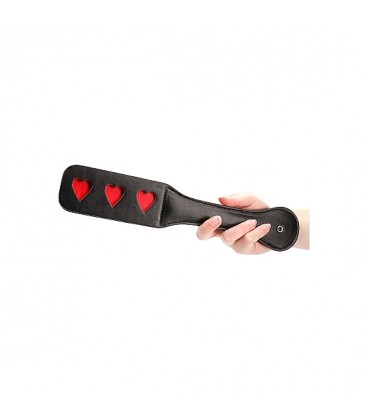 OUCH PALETA BDSM HEARTS NEGRO