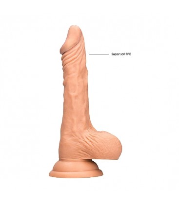 PENE REALiSTICO CON TESTiCULOS 20CM