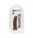 DILDO DE SILICONA SIN TESTiCULOS 153CM MARRoN