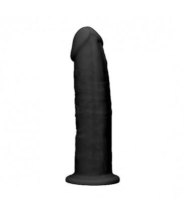 DILDO DE SILICONA SIN TESTiCULOS 192CM NEGRO