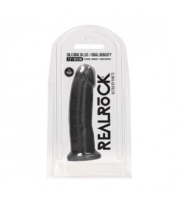 DILDO DE SILICONA SIN TESTiCULOS 192CM NEGRO