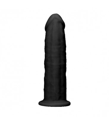 DILDO DE SILICONA SIN TESTiCULOS 192CM NEGRO