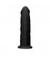 DILDO DE SILICONA SIN TESTiCULOS 192CM NEGRO