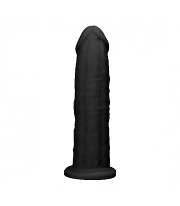 DILDO DE SILICONA SIN TESTiCULOS 228CM NEGRO