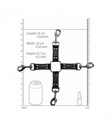 ACCESORIO DE 4 ANCLAJES PARA ATADURAS BONDAGE