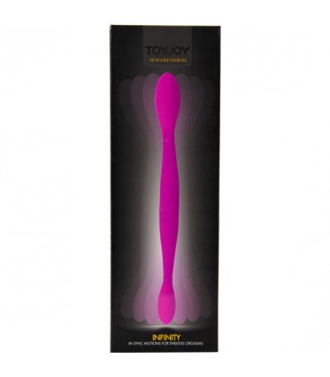 INFINITY DILDO DOBLE CON VIBRACIoN ROSA