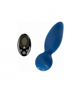 LITTLE ROCKET PLUG VIBRADOR CON MANDO - AZUL