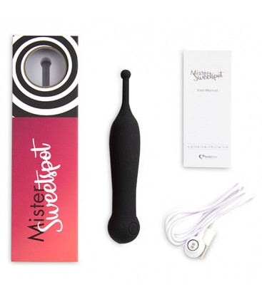 FEELZTOYS MISTER SWEETSPOT VIBRADOR DE CLiTORIS NEGRO