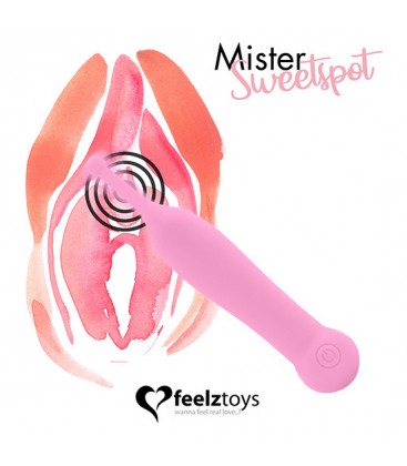 FEELZTOYS MISTER SWEETSPOT VIBRADOR DE CLiTORIS ROSA