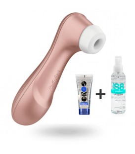 PACK SATISFYER PRO 2 + LUBRICANTE + LIMPIADOR