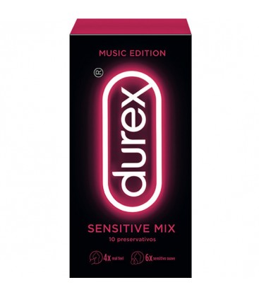 DUREX MUSIC EDITION SENSITIVE MIX 10 PRESERVATIVOS