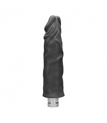 25 CM DILDO VIBRADOR REAL NEGRO