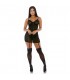 HOOK ME UP CHEMISE CONJUNTO NEGRO