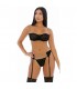 CHAIN AND SIMPLE LINGERIE CONJUNTO NEGRO