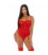 SHEER UP MESH CONJUNTO ROJO